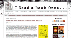 Desktop Screenshot of ireadabookonce.com